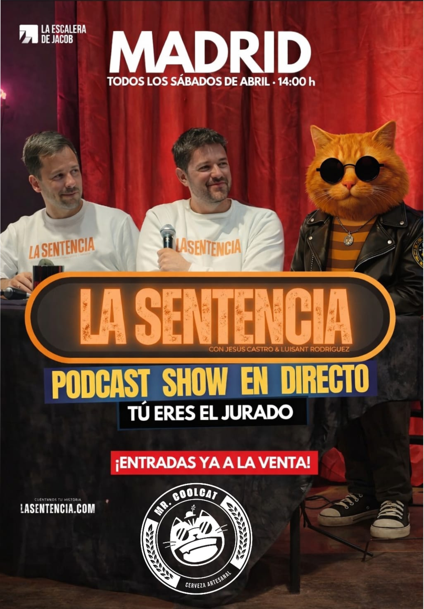 Mr. Cool Cat Craft Beer patrocinador La Sentencia Show Madrid Lavapies